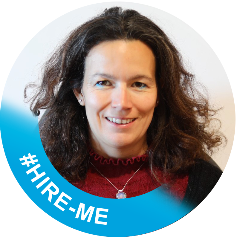 Portait Delphine Camberlin with tag HireMe