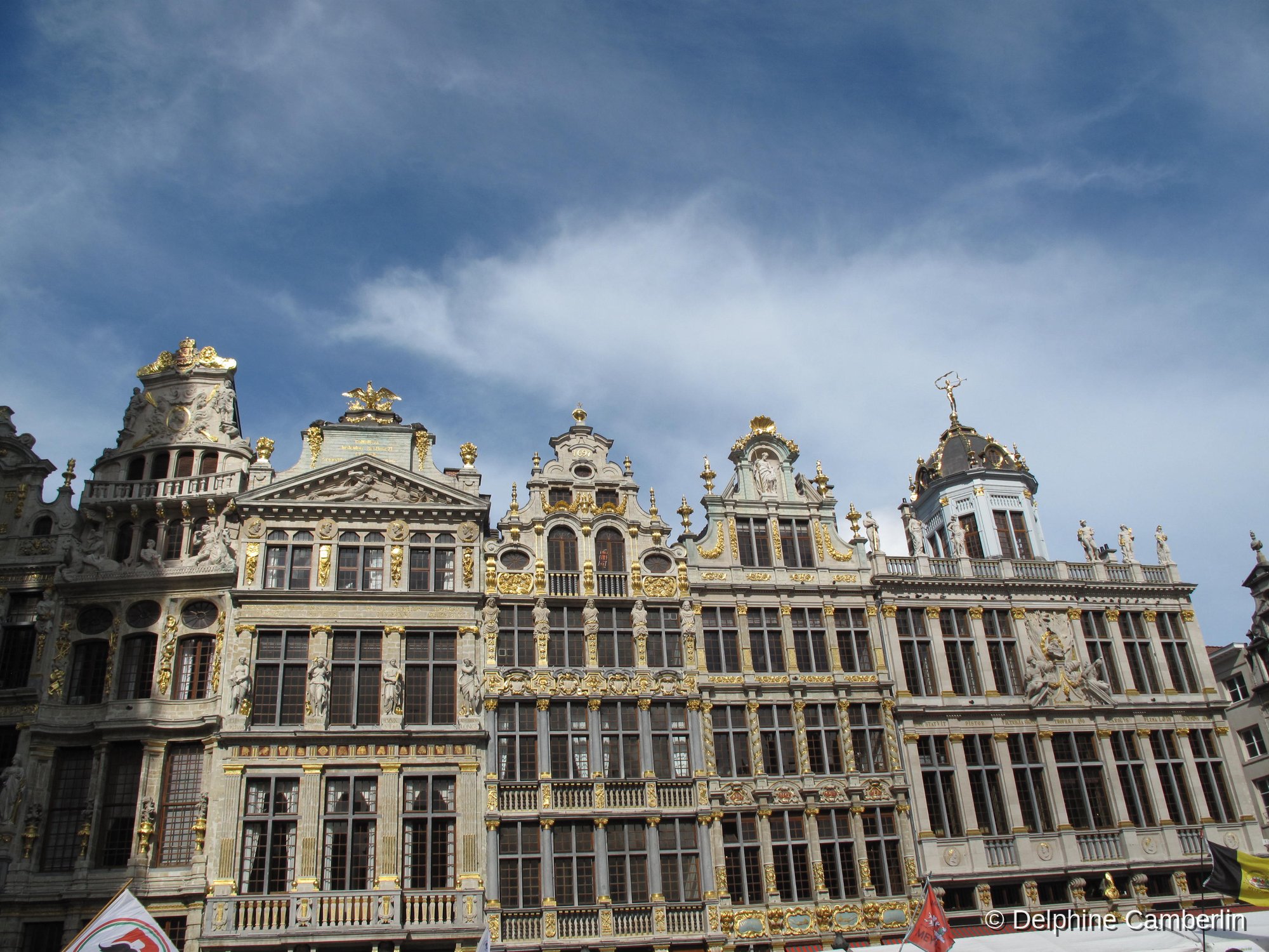 Grand-Place Brussels — gilded Gothic guild houses