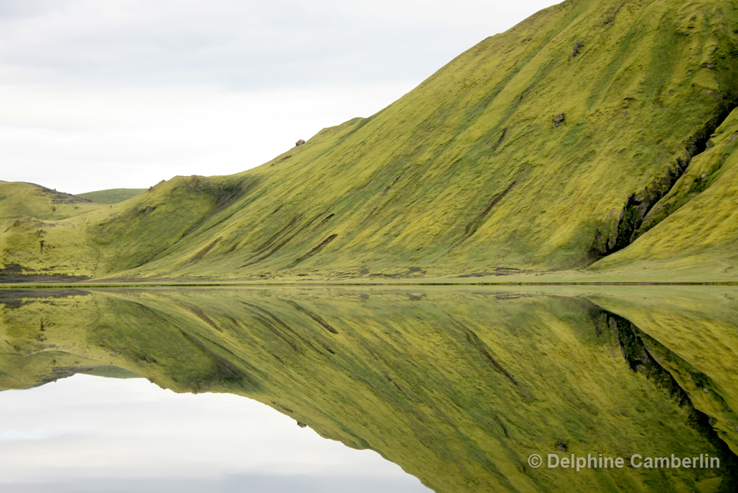 Mountain reflection Iceland