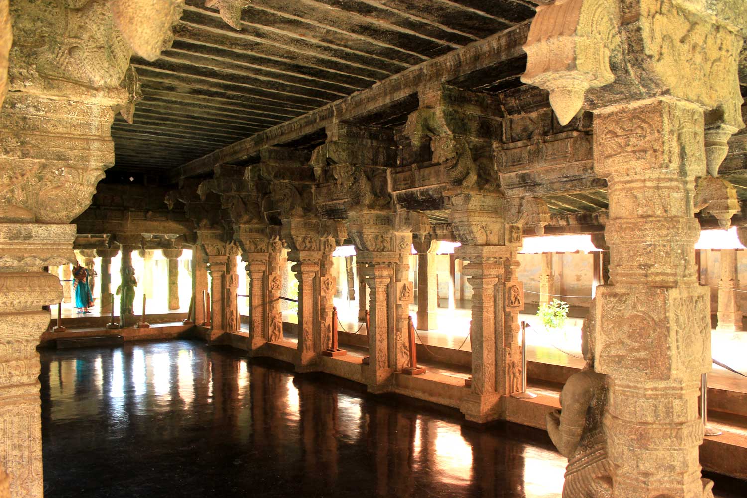 Palace dance area, Tamil Nadu, India