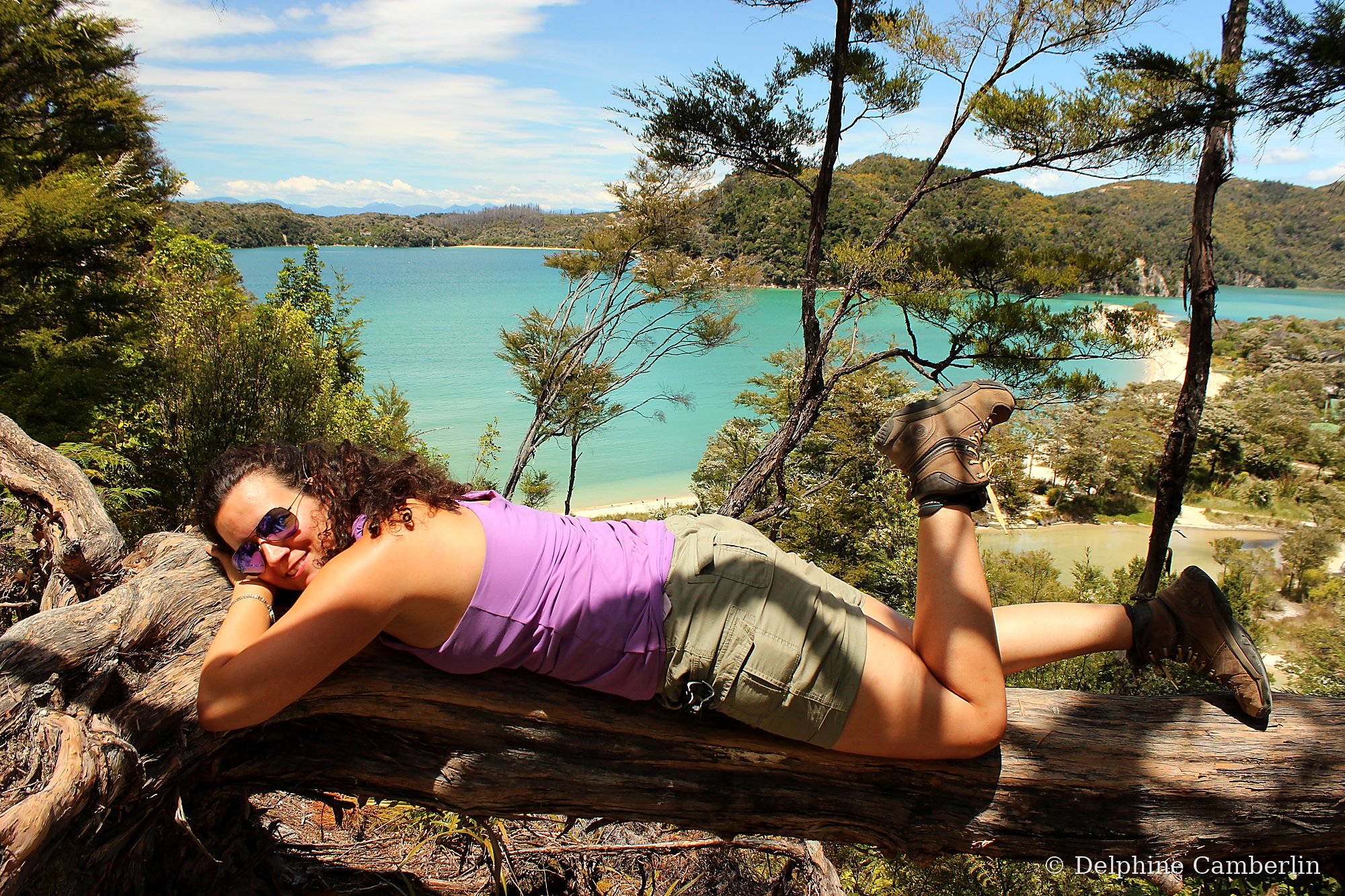 Abel Tasman turquoise bay view New Zealand