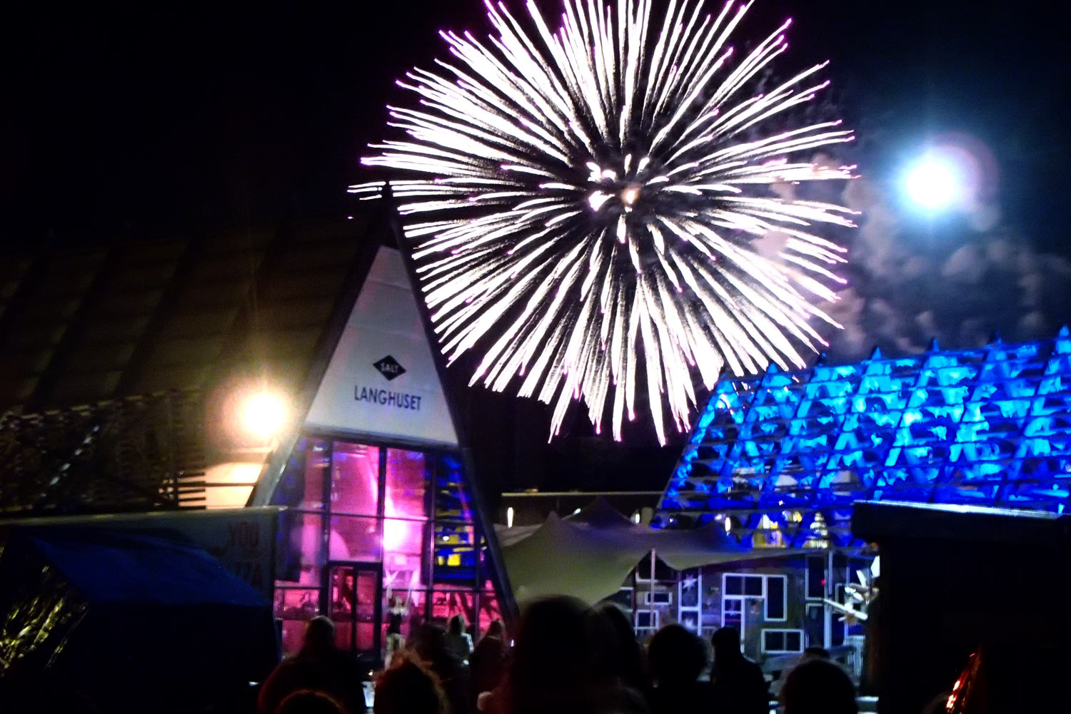 Midsummer fireworks over Oslo
