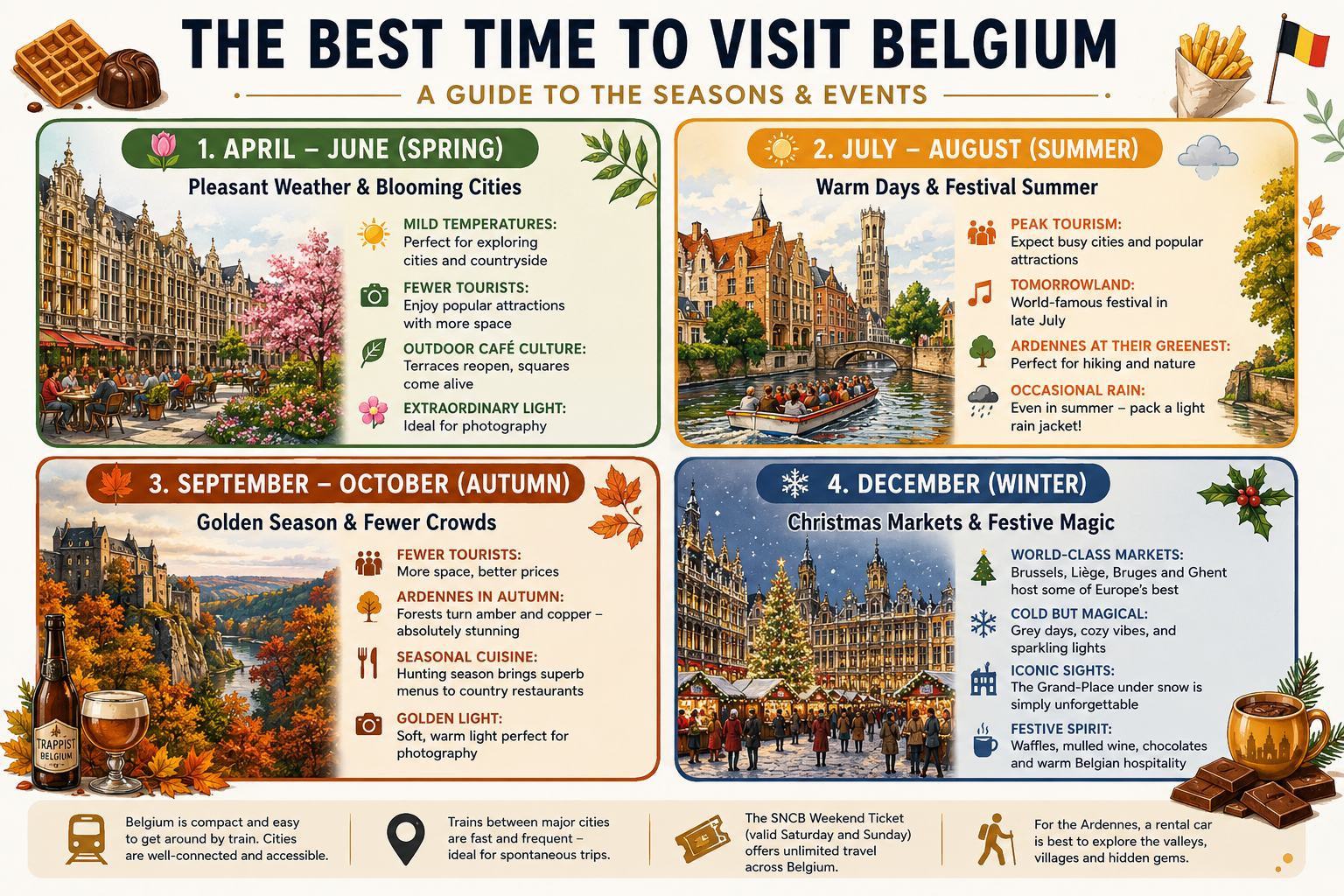 The Best Time to Visit Belgium