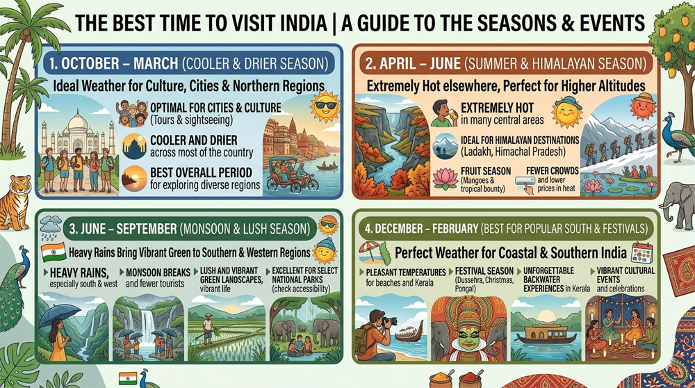 The Best Time to visit India
