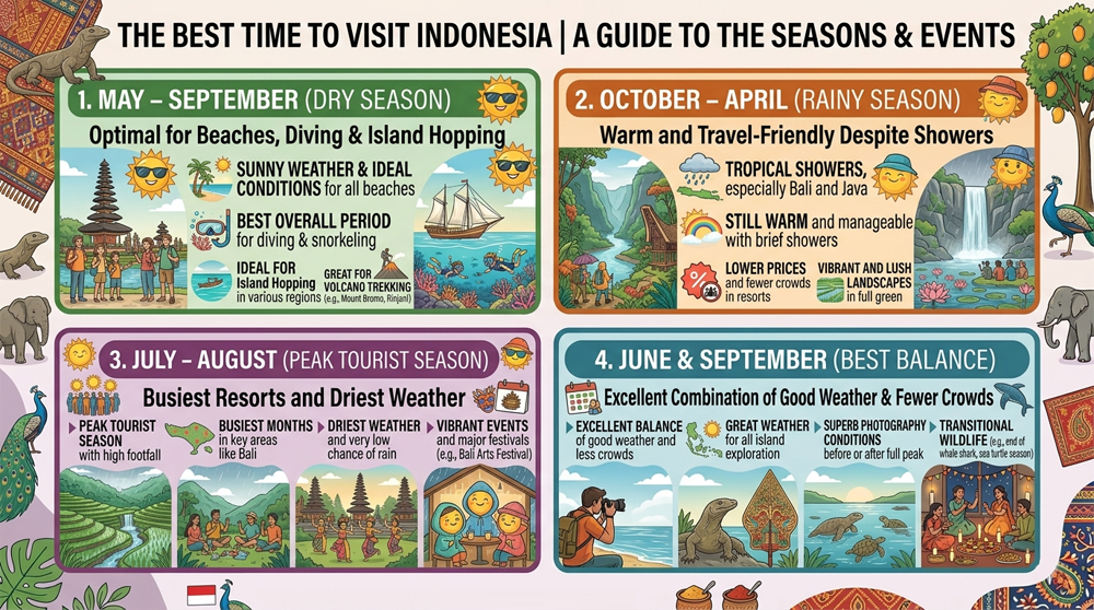 The Best Time to visit Indonesia