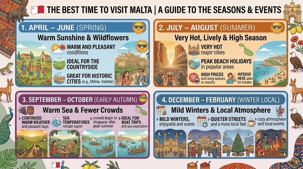 The Best Time to visit Malta