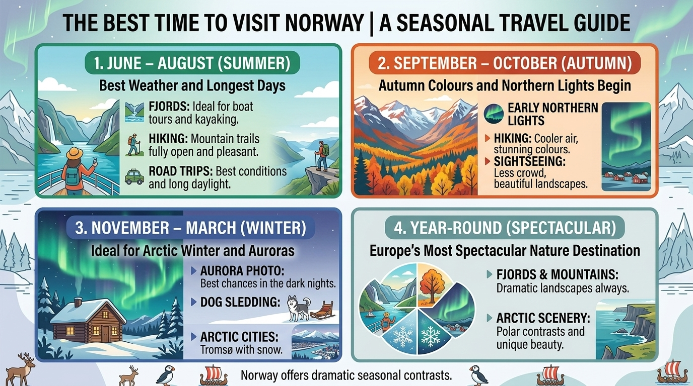 The Best Time to visit Norway