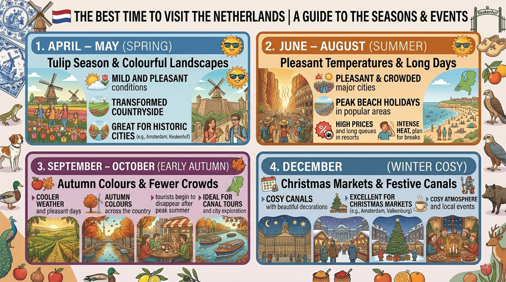 The Best Time to visit Netherlands