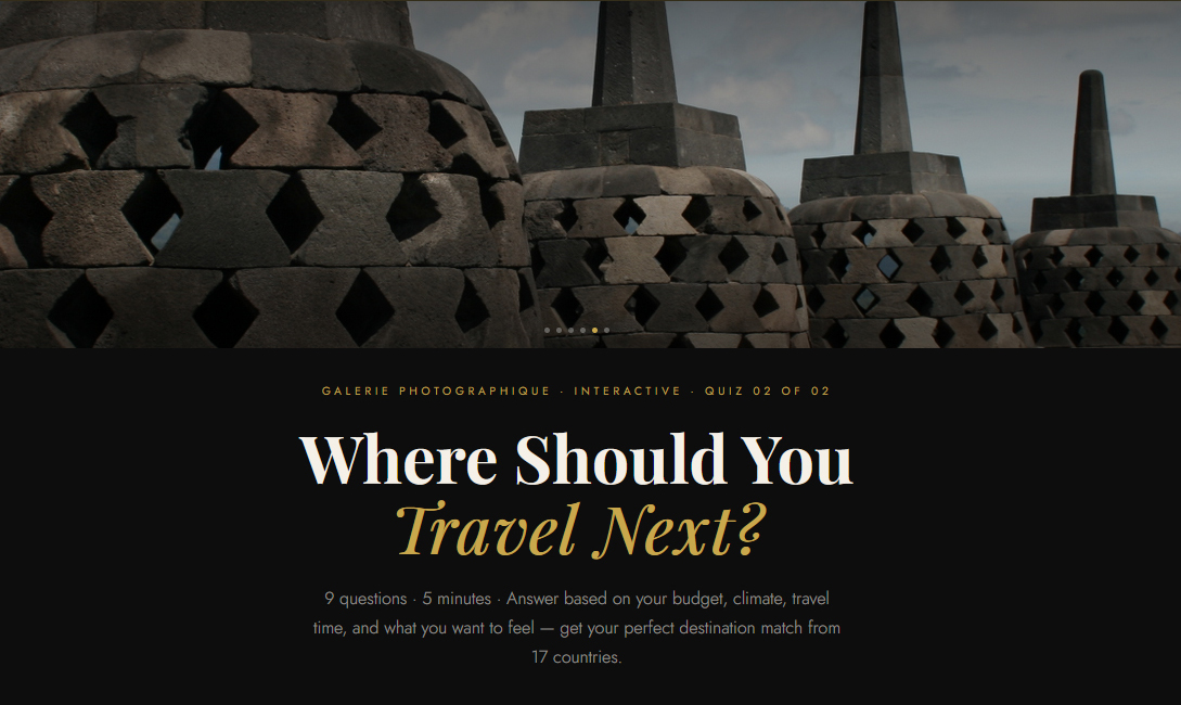 Where Should You Travel Next?