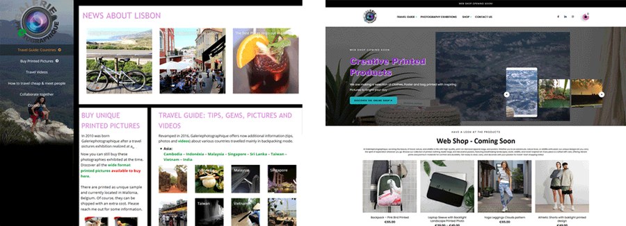 Galerie Photographique personal project