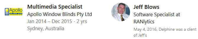 Apollo Blinds References