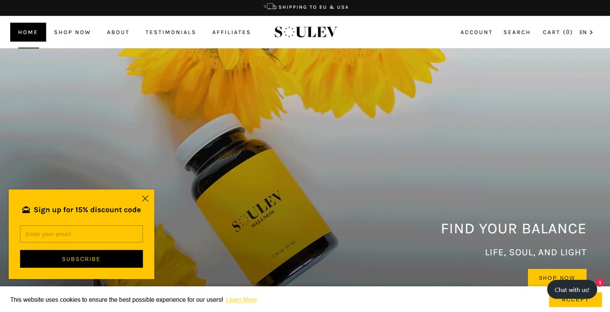 Soulev Wellness - Homepage